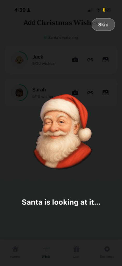 Wishbit App Screenshot